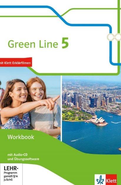 Green Line 5 Workbook (Bundesausgabe ab 2014), Klasse 9, Workbook mit Audio-CDs + Software
