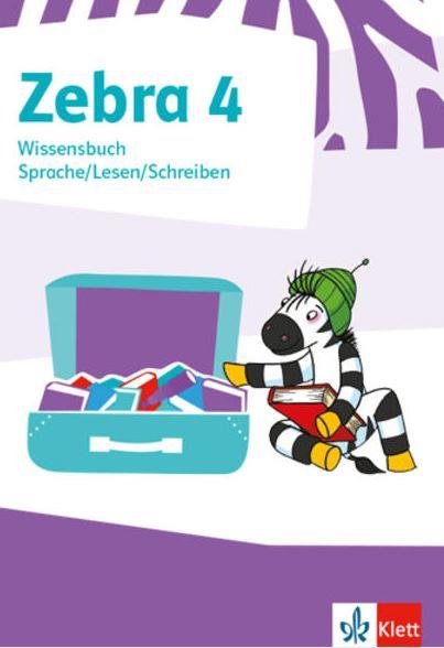 Zebra 4. Wissensbuch Sprache/Lesen/Schreiben | Klasse 4