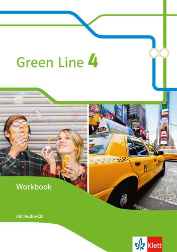 Green Line 4, Workbook mit 2 Audio-CDs, Klasse 8