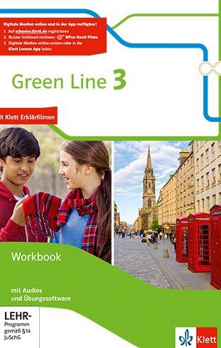 NEU: Green Line 3 Workbook (Bundesausgabe ab 2014), Klasse 7, Workbook mit 2 Audio-CDs + Software