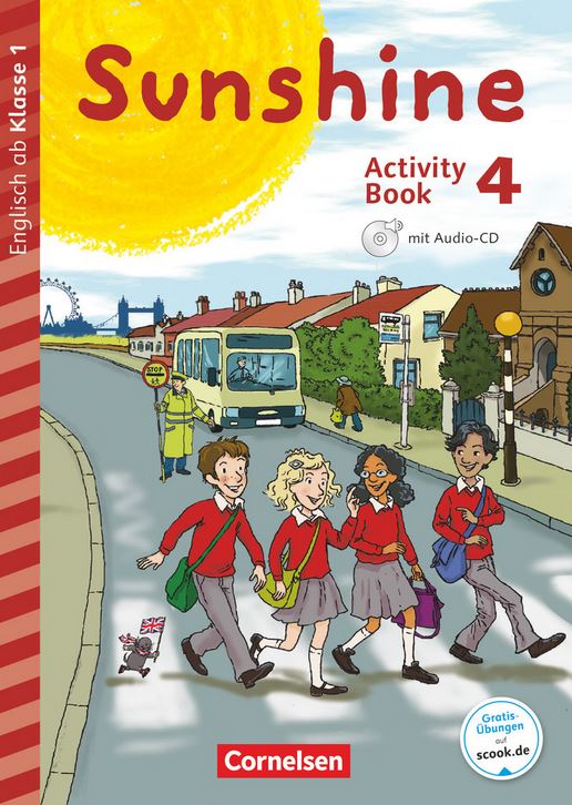 Sunshine Activity Book 4 mit CD, Klasse 4
